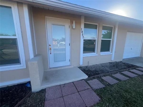 a view of front door of a house