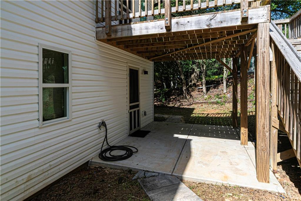 3336 Donna Way Gainesville, GA 30504 - Photo 28 of 30 a view of a porch with wooden floor