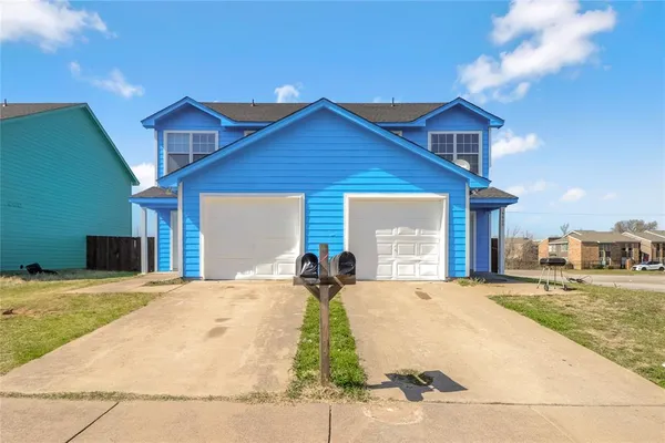 a view of a house with a patio