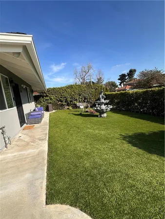 a view of a garden