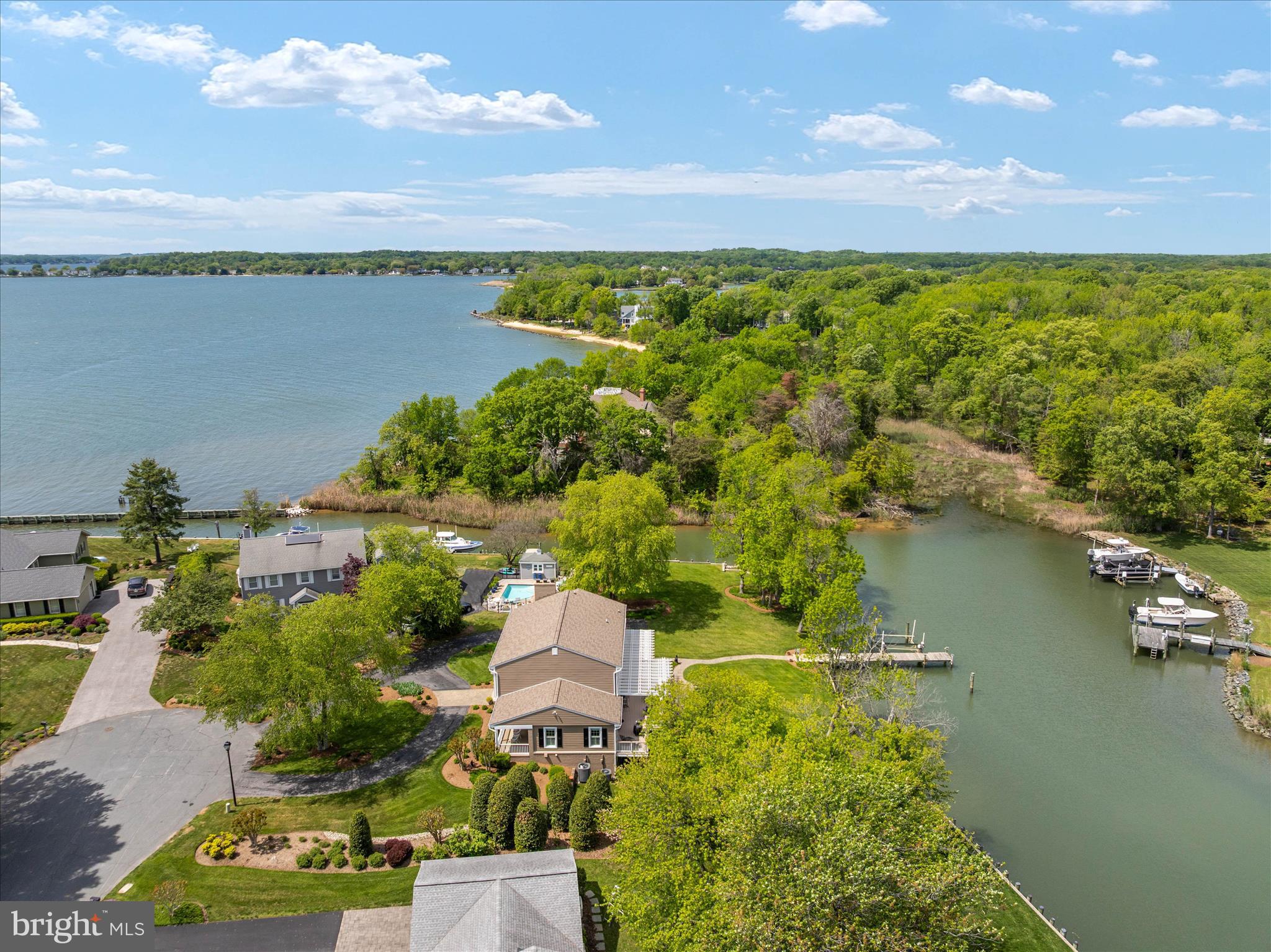3718 Ramsgate Drive Annapolis, MD 21403 - Photo 13 of 101 protected private pier off the South River
