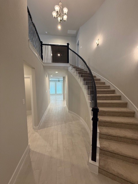 2137 Golden Spruce Lane Conroe, TX 77301 - Photo 2 of 6 a view of entryway and hall with wooden floor