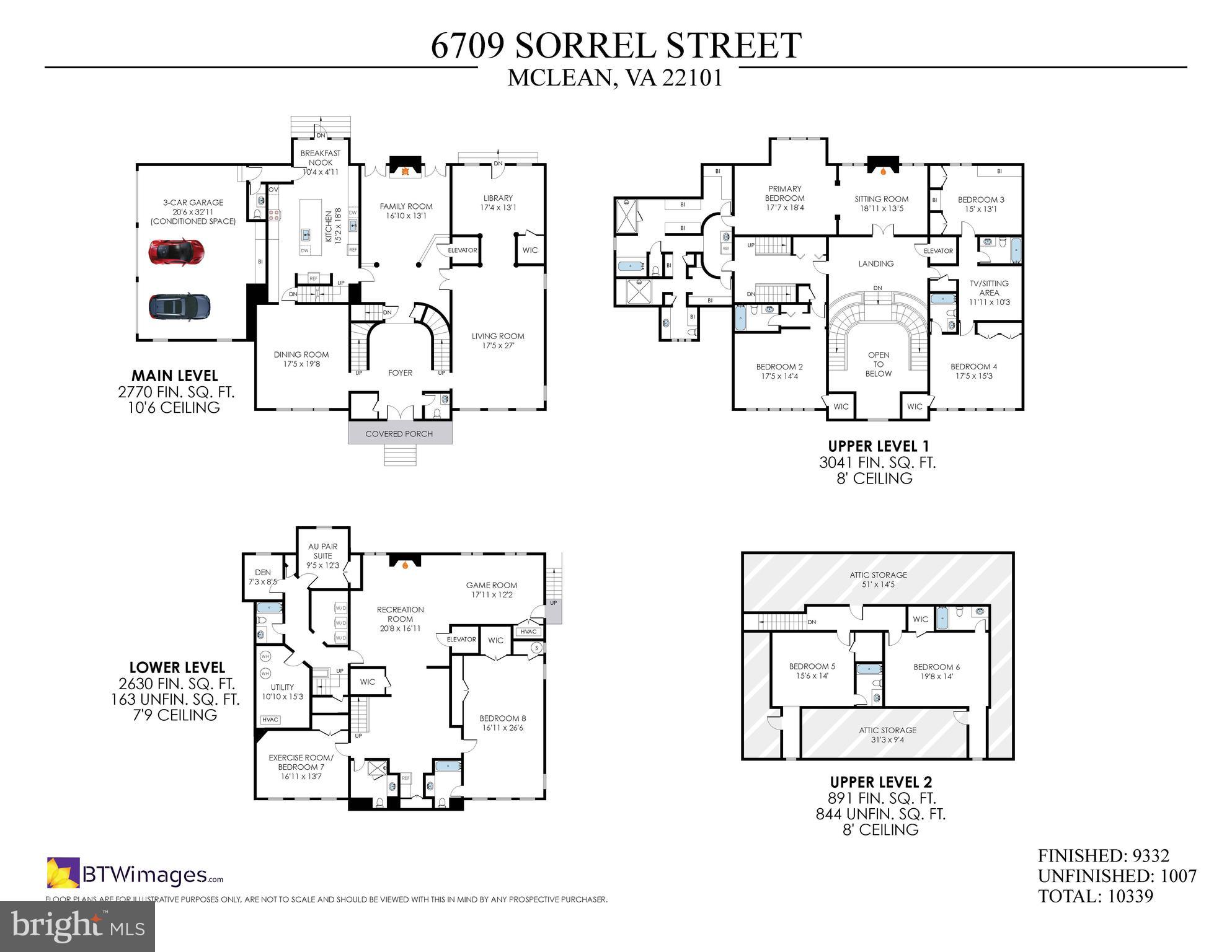 6709 Sorrel Street McLean, VA 22101 - Photo 57 of 57 Floor Plan