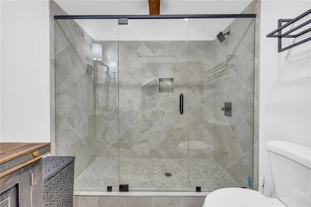 a view of outdoor space with seating