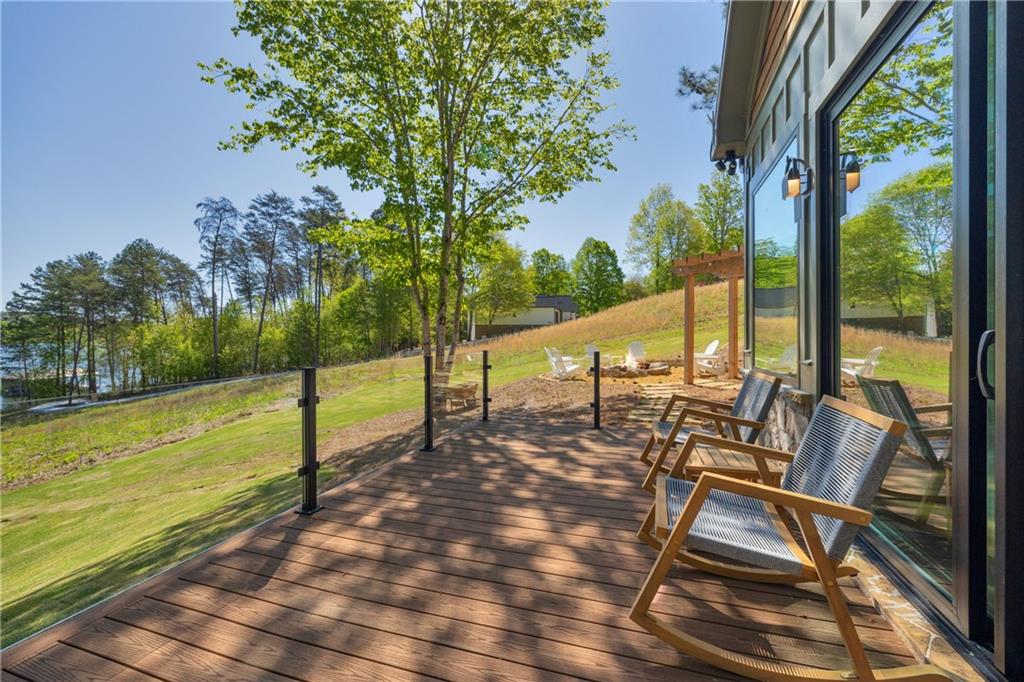 1132 Edgewater Trail Toccoa, GA 30577 - Photo 50 of 51 a view of a balcony with lake view