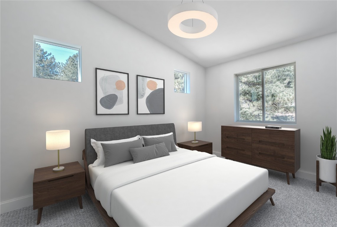 344 Redhill Road Fairplay, CO 80440 - Photo 24 of 34 a bedroom with a bed and a closet