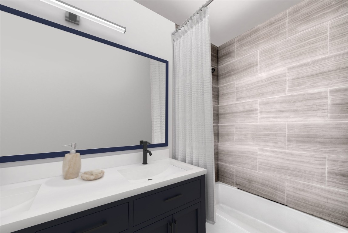 344 Redhill Road Fairplay, CO 80440 - Photo 25 of 34 a bathroom with a sink and a mirror