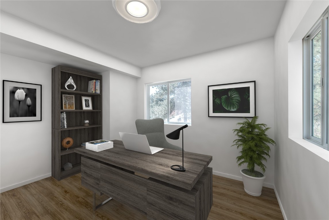 344 Redhill Road Fairplay, CO 80440 - Photo 10 of 34 a living room with furniture and wooden floor