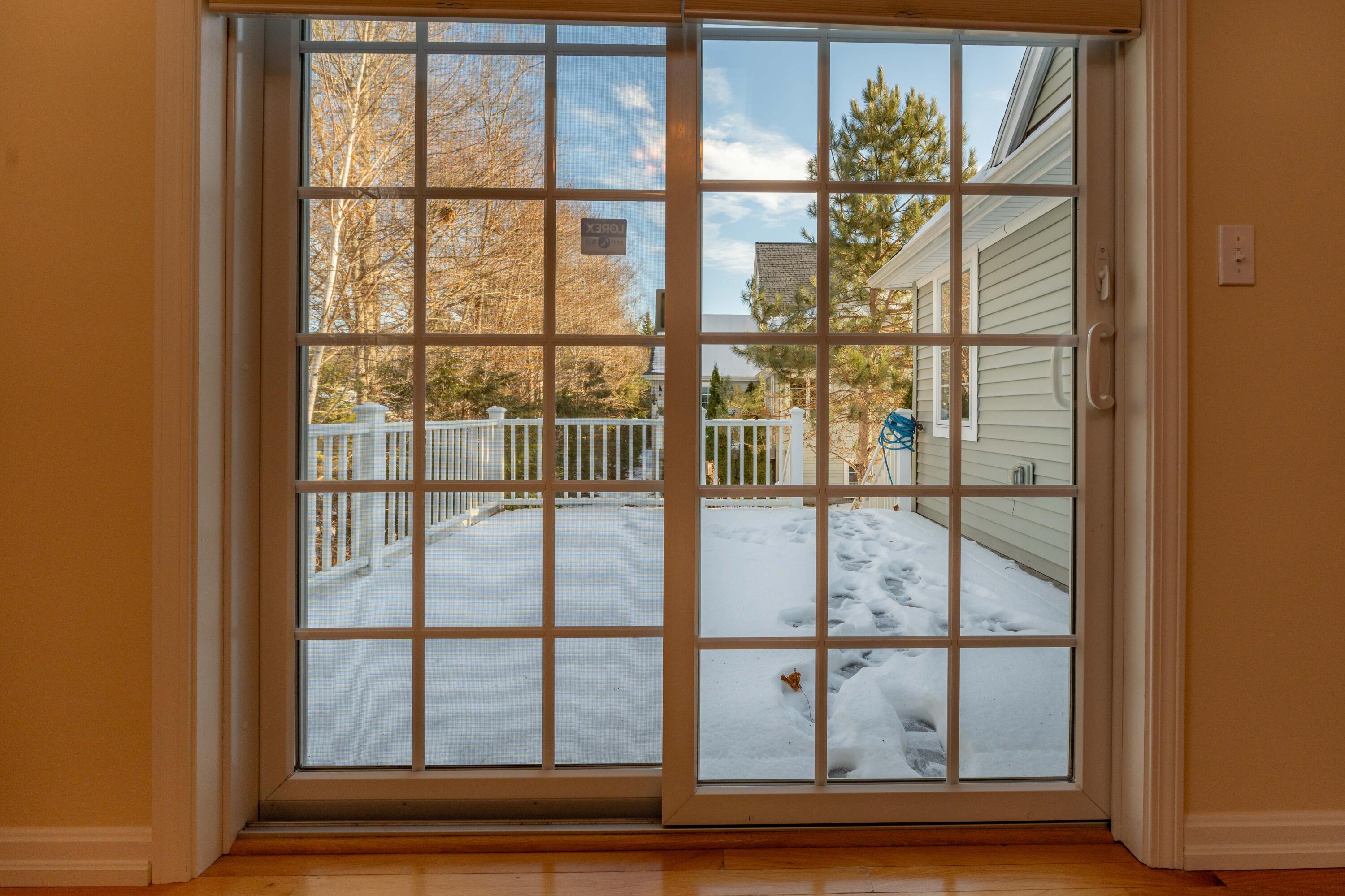 4 Iris Way, Unit 50 Brunswick, ME 04011 - Photo 12 of 32 Deck View from DR