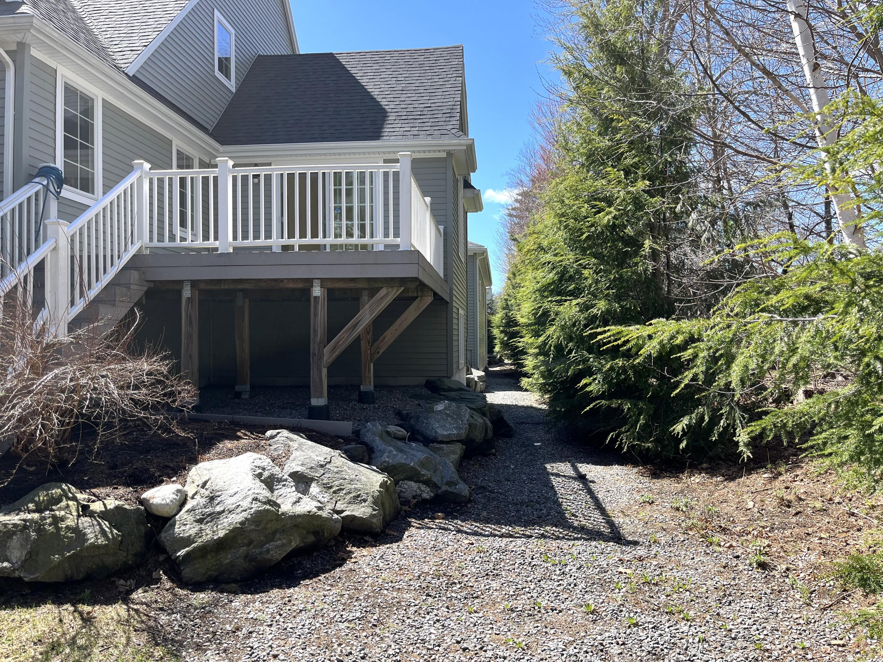 4 Iris Way, Unit 50 Brunswick, ME 04011 - Photo 28 of 31 Right Rear Side View - Spring
