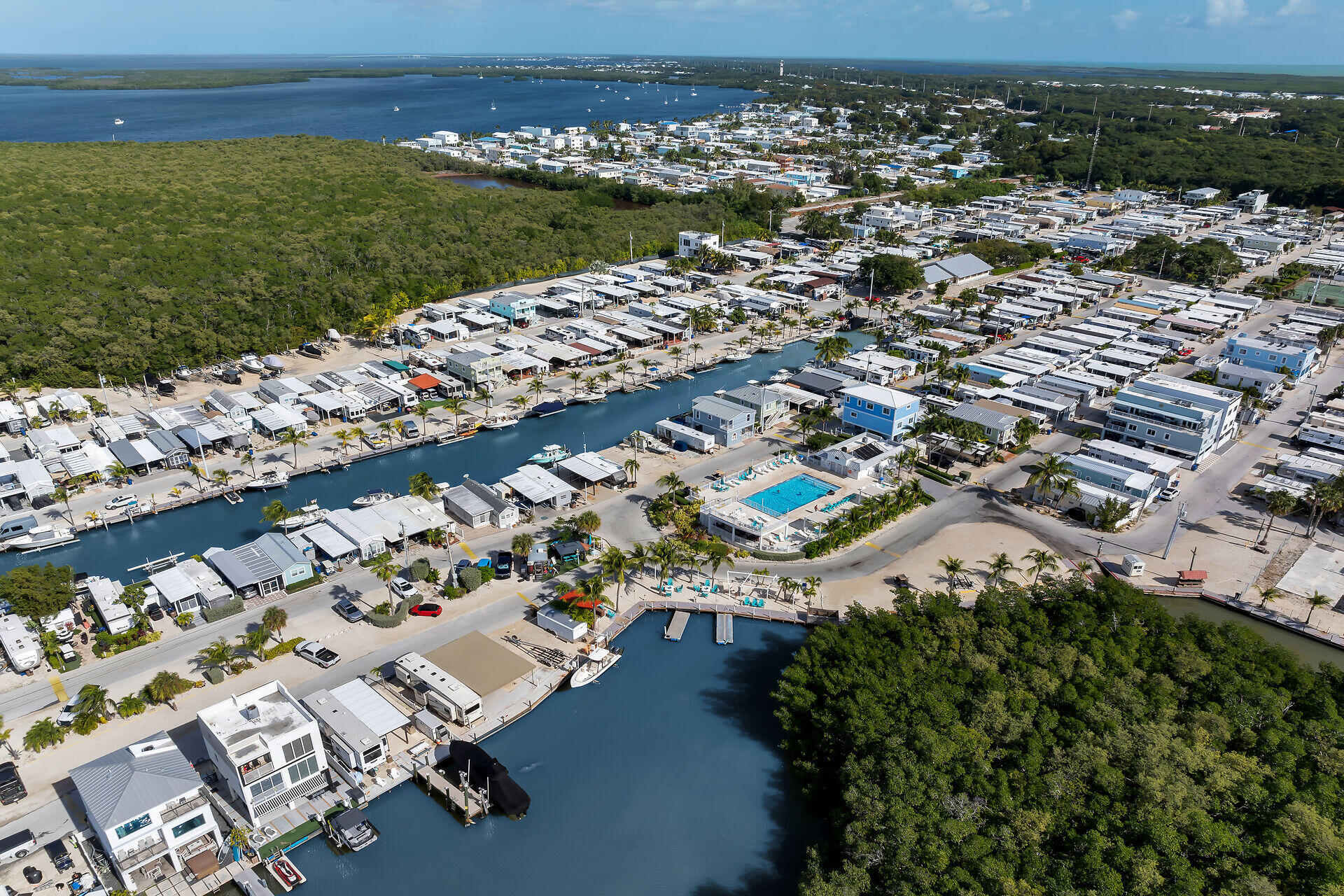 325 Calusa Street, Unit 213 Key Largo, FL 33037 - Photo 30 of 60 an aerial view of residential houses with outdoor space