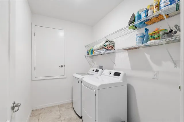 an aerial view of swimming pool