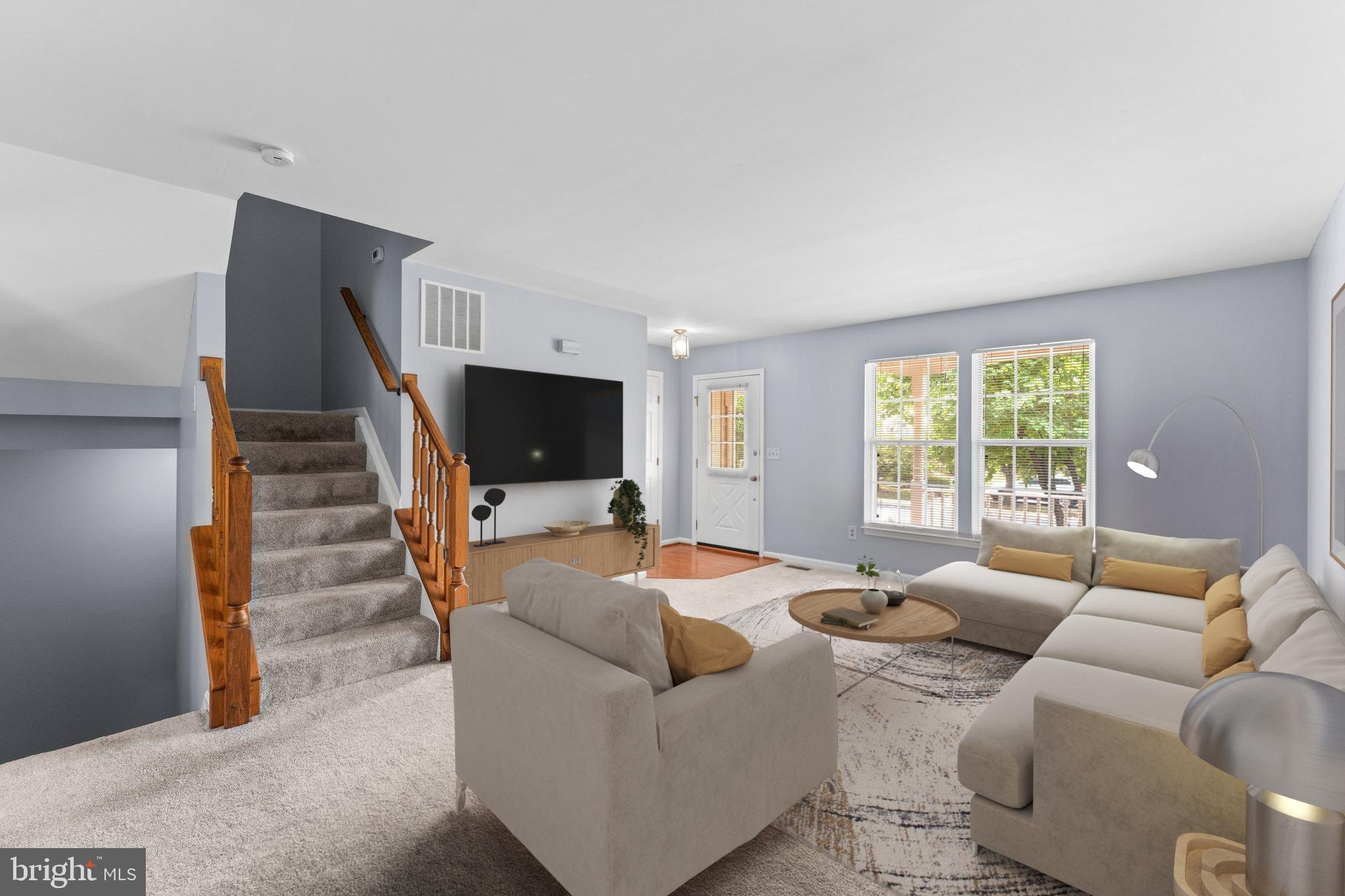 6008 Bingley Road Alexandria, VA 22315 - Photo 4 of 39 Bright and sunny living room!