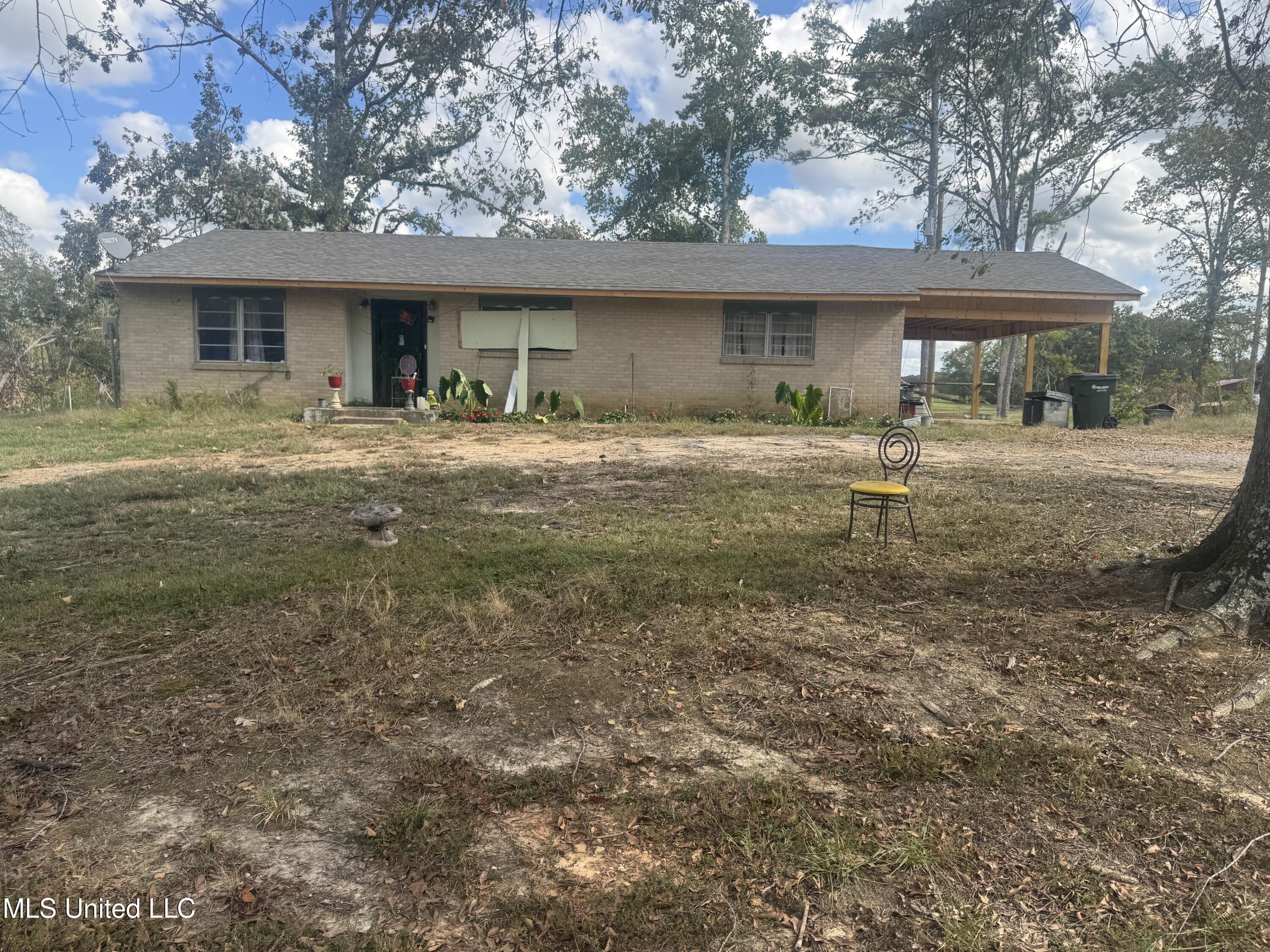 Front view of subject