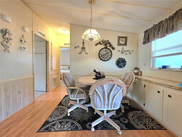 a view of a golf course with a garden