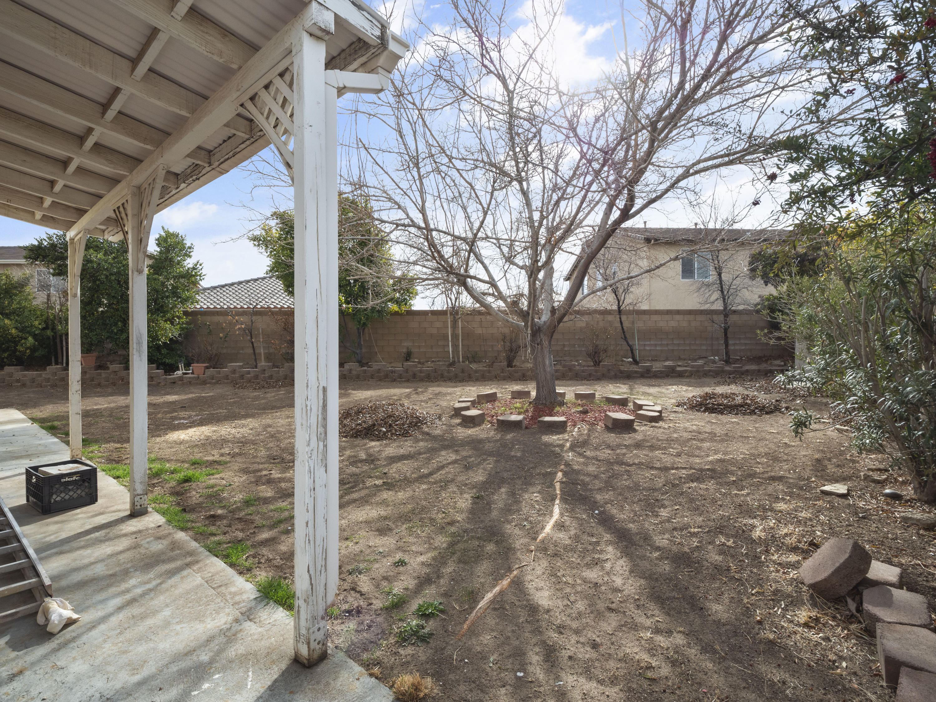 43635 Dana Drive Lancaster, CA 93535 - Photo 19 of 20 a view of a backyard space