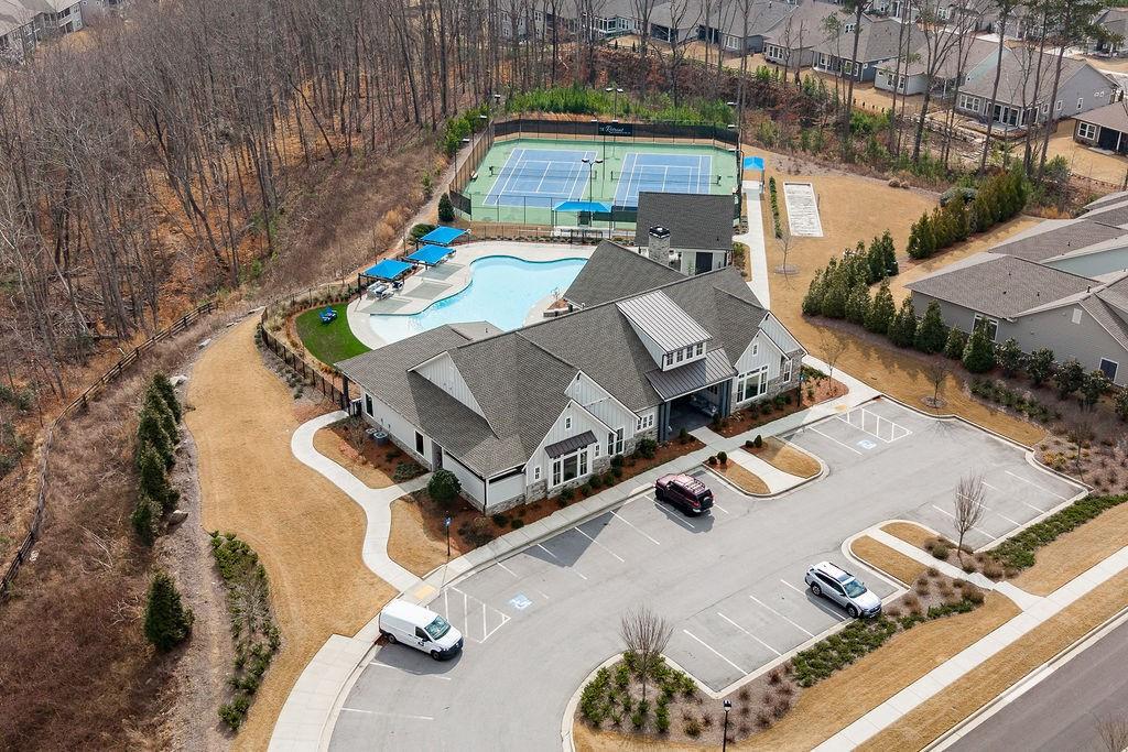 6954 Scenic Overlook Trace Flowery Branch, GA 30542 - Photo 54 of 55 an aerial view of a house with outdoor space