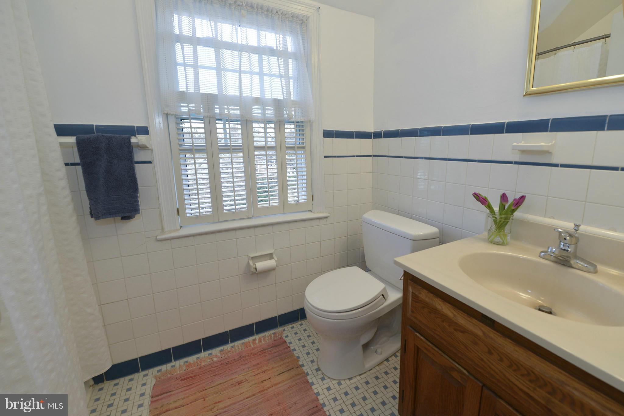 9100 Sudbury Road Silver Spring, MD 20901 - Photo 13 of 30 a bathroom with a sink toilet and window