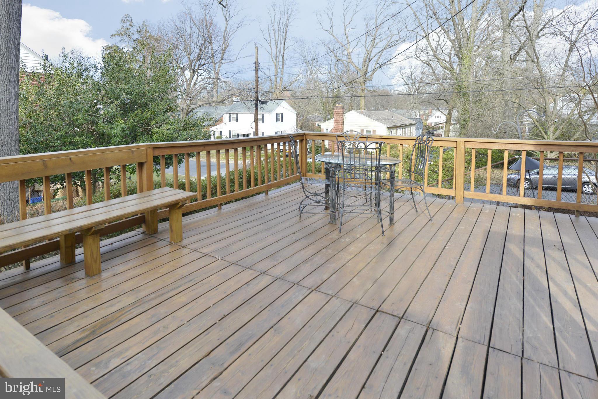 9100 Sudbury Road Silver Spring, MD 20901 - Photo 23 of 30 a view of roof deck with patio