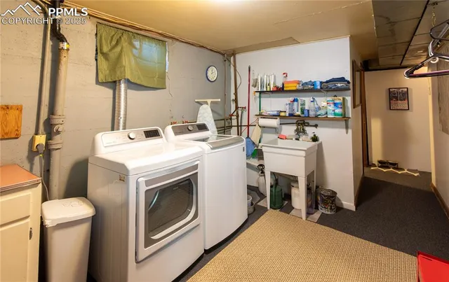 a front view of a house with parking space