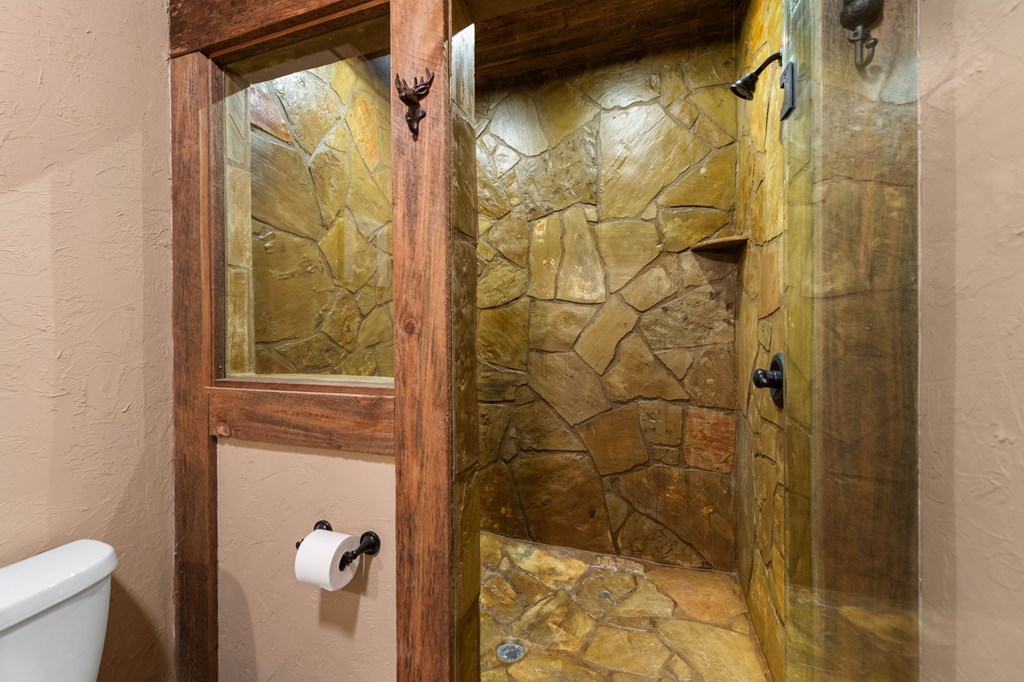114 Price Circle Blue Ridge, GA 30513 - Photo 47 of 65 a bathroom with a shower