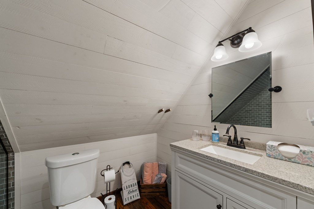 114 Price Circle Blue Ridge, GA 30513 - Photo 61 of 65 a bathroom with a sink and a mirror
