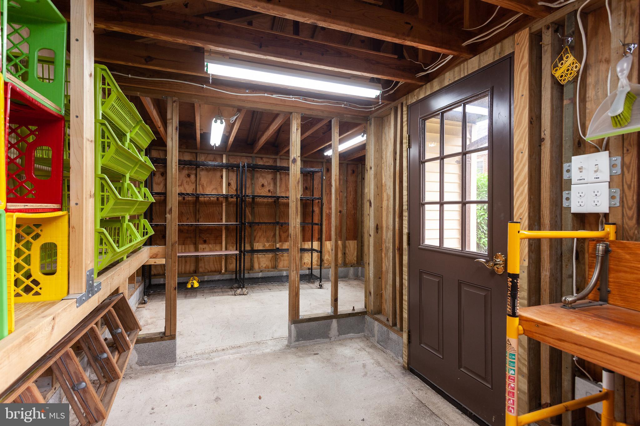 7109 Rich Hill Road Baltimore, MD 21212 - Photo 32 of 39 Shed Shop w/ shelving