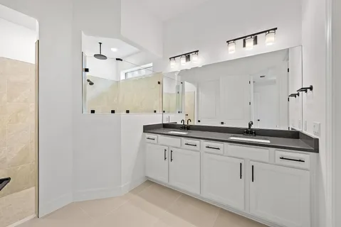 a view of a room with rack on the wall