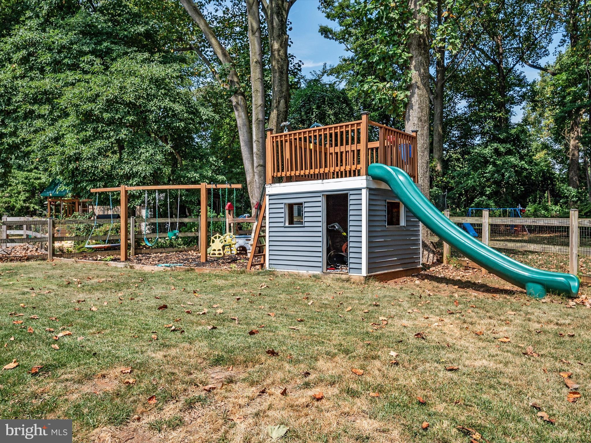 9328 Spring Water Path Jessup, MD 20794 - Photo 37 of 46 Playground swing set in the backyard