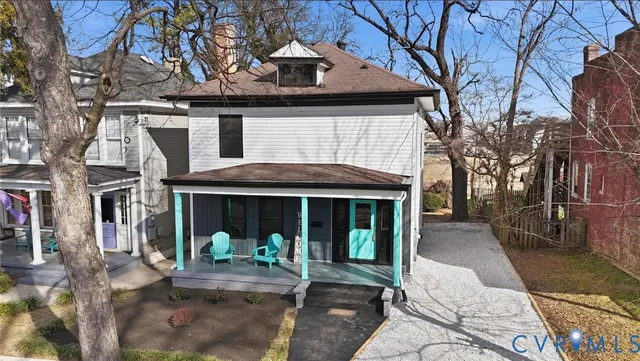a view of a room with rack on the wall