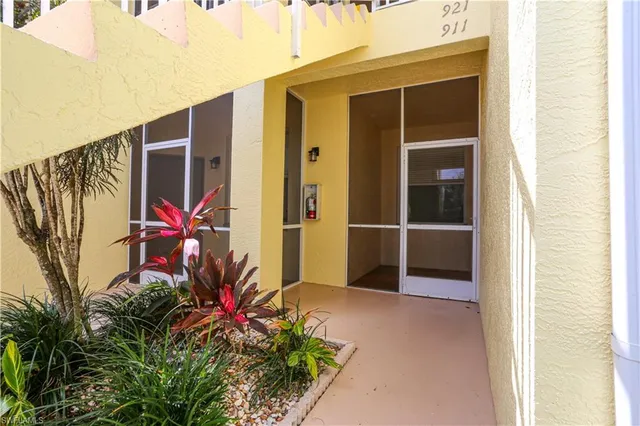 a view of front door