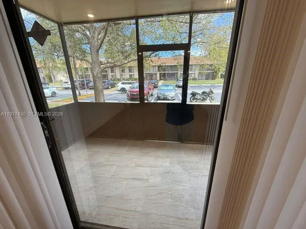 a view of a hallway