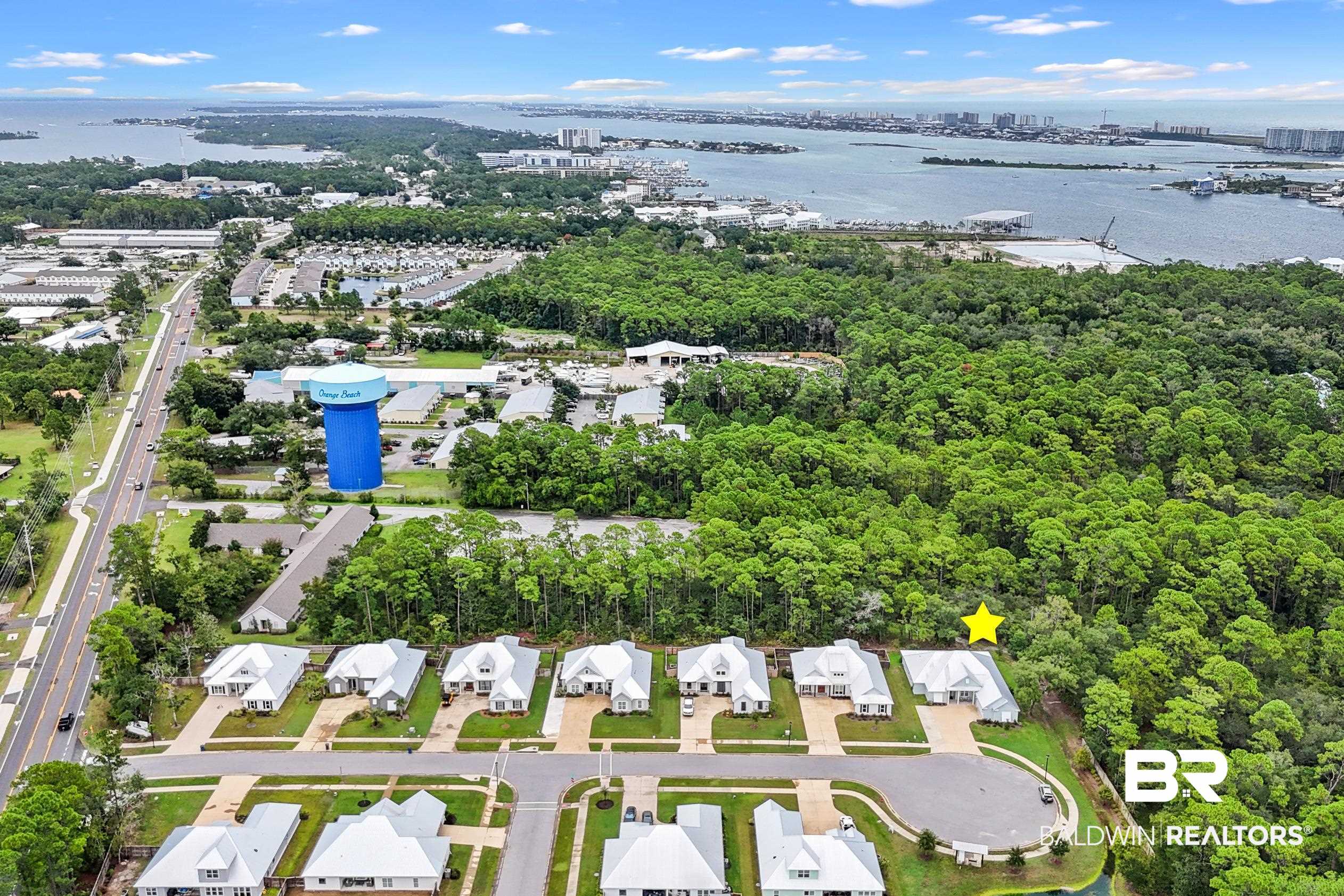 4601 Surrey Lane Orange Beach, AL 36561 - Photo 3 of 43 Aerial view with a water view