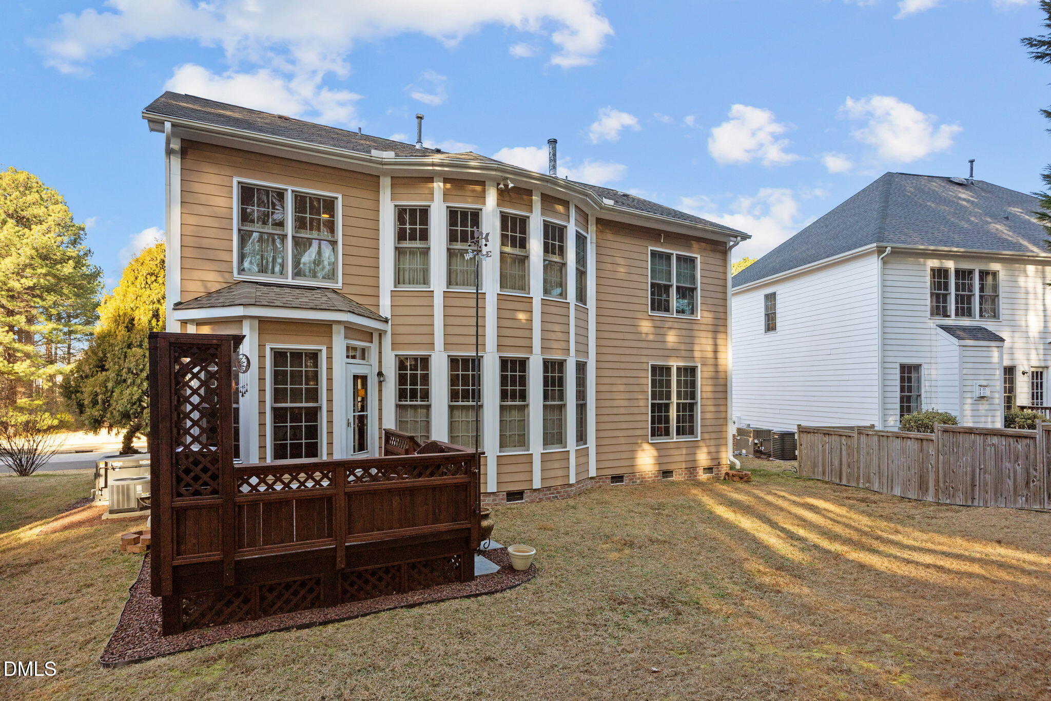 6312 Ridgemount Street Wake Forest, NC 27587 - Photo 39 of 44 Rear of Home with Bay Windows