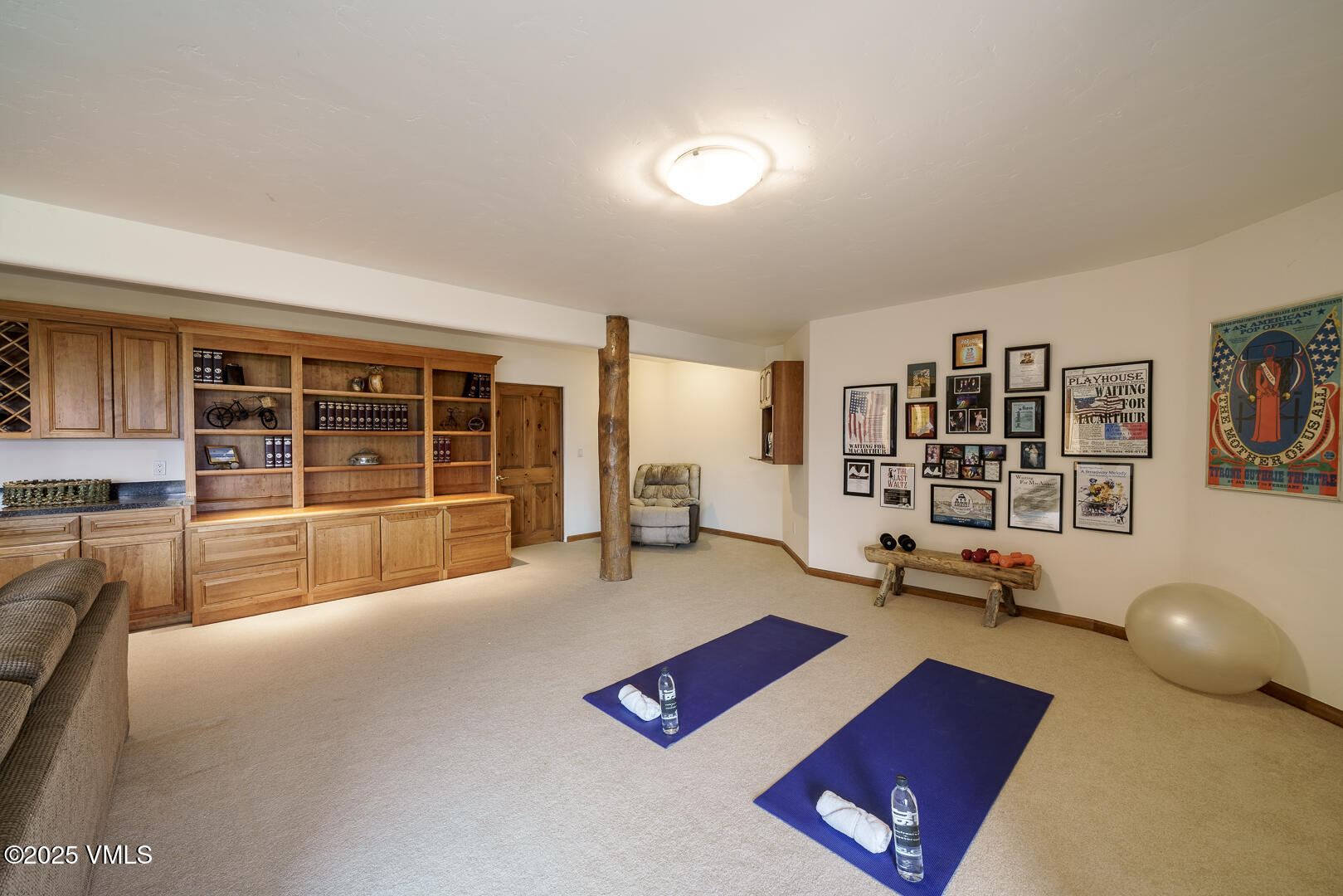 1341 Winslow Road, Unit B Edwards, CO 81632 - Photo 26 of 56 a living room with furniture pool table and a large window
