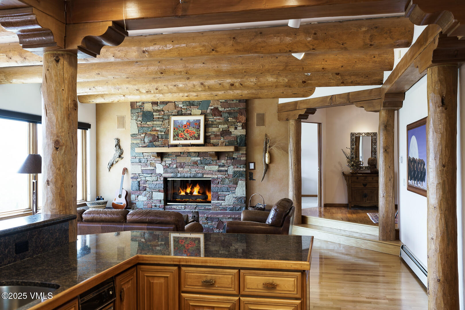 1341 Winslow Road, Unit B Edwards, CO 81632 - Photo 4 of 56 a living room with fireplace furniture and a large window