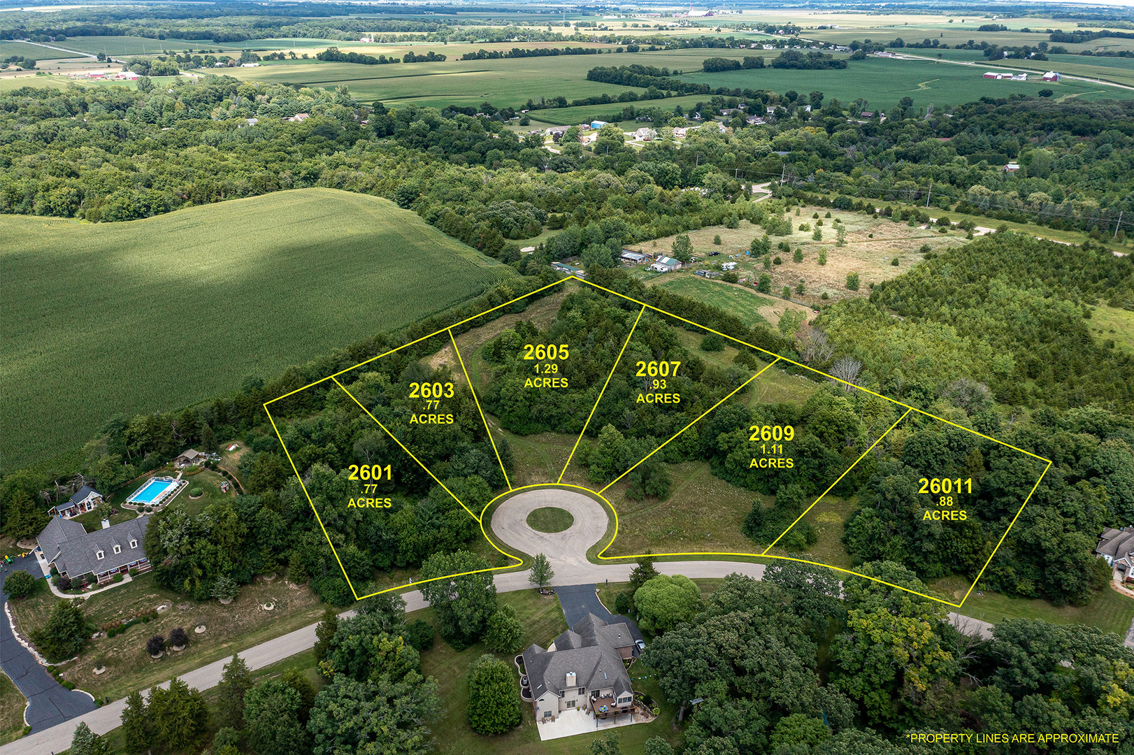 a view of a garden from a balcony