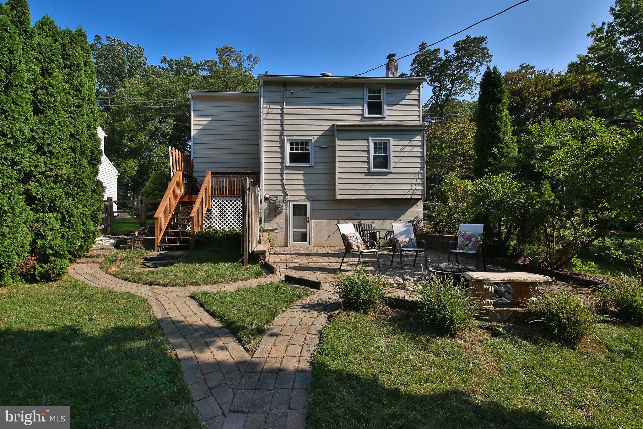 1908 Edge Hill Road Abington, PA 19001 - Photo 23 of 28 Backyard with paver walkway
