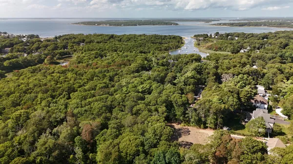 a view of a yard with an outdoor space