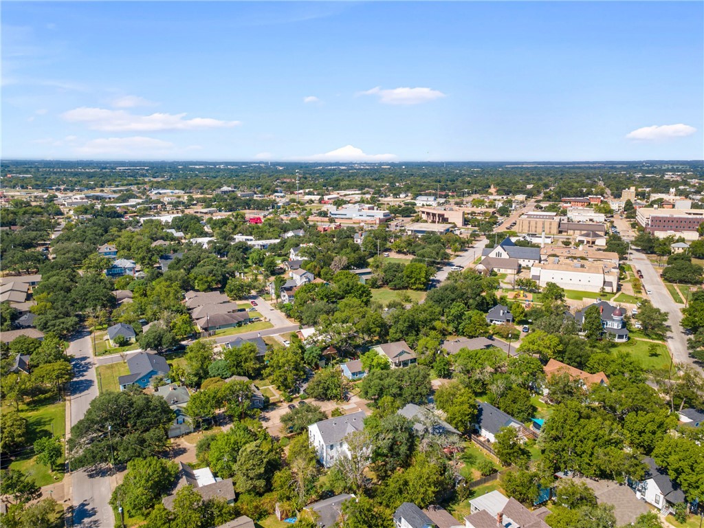 712 Banks Street Bryan, TX 77803 - Photo 31 of 33 an aerial view of a city with lots of residential buildings
