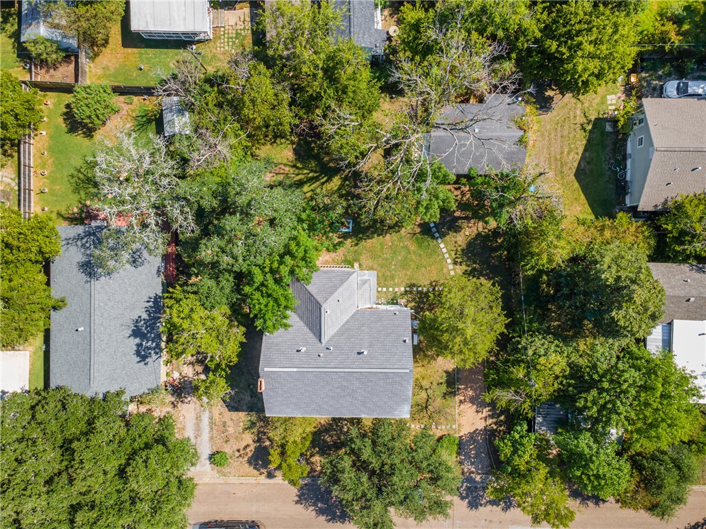 712 Banks Street Bryan, TX 77803 - Photo 32 of 33 an aerial view of a house with a yard