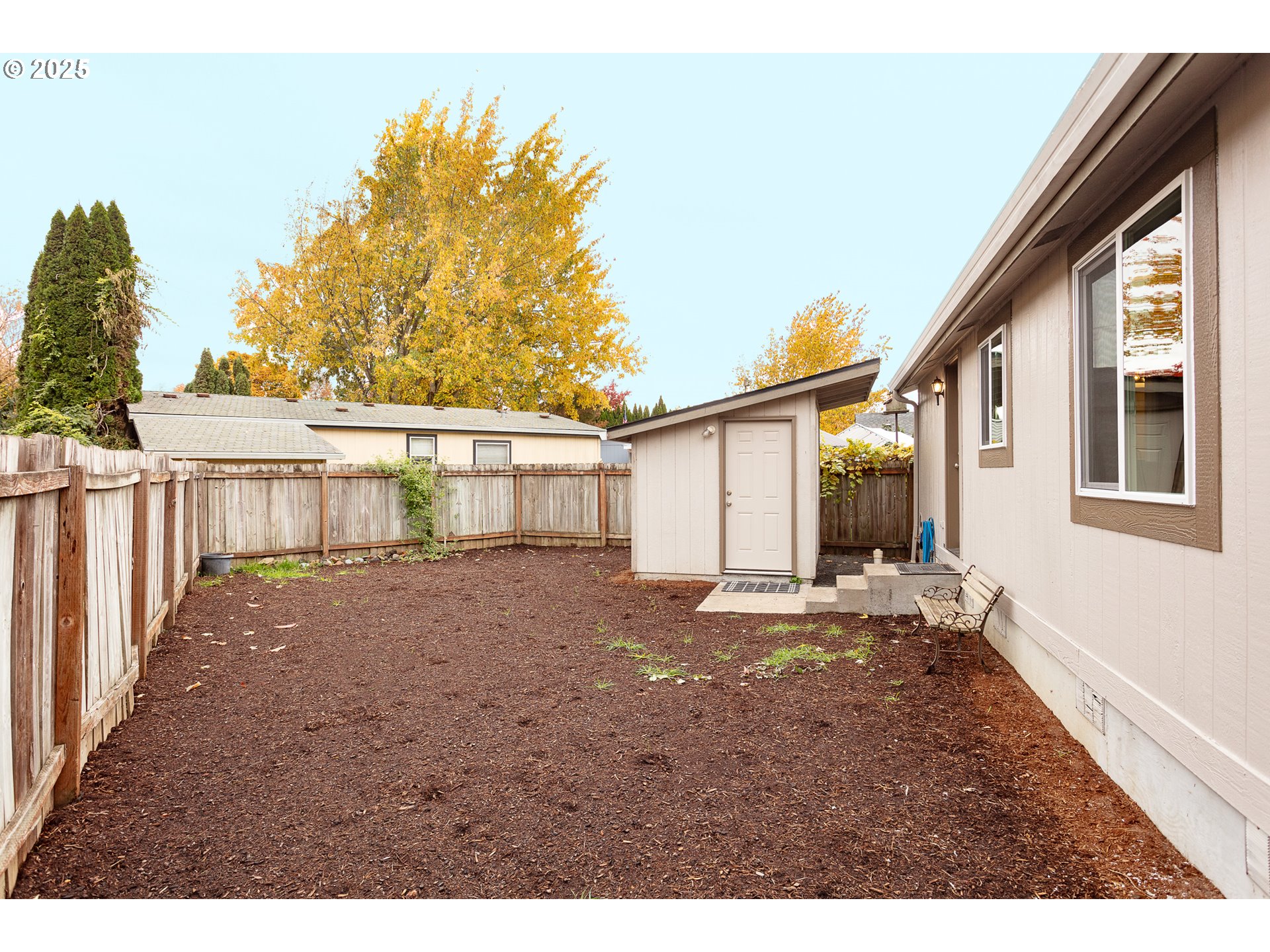 2655 Atticus Way Eugene, OR 97404 - Photo 26 of 27 a view of back yard of the house
