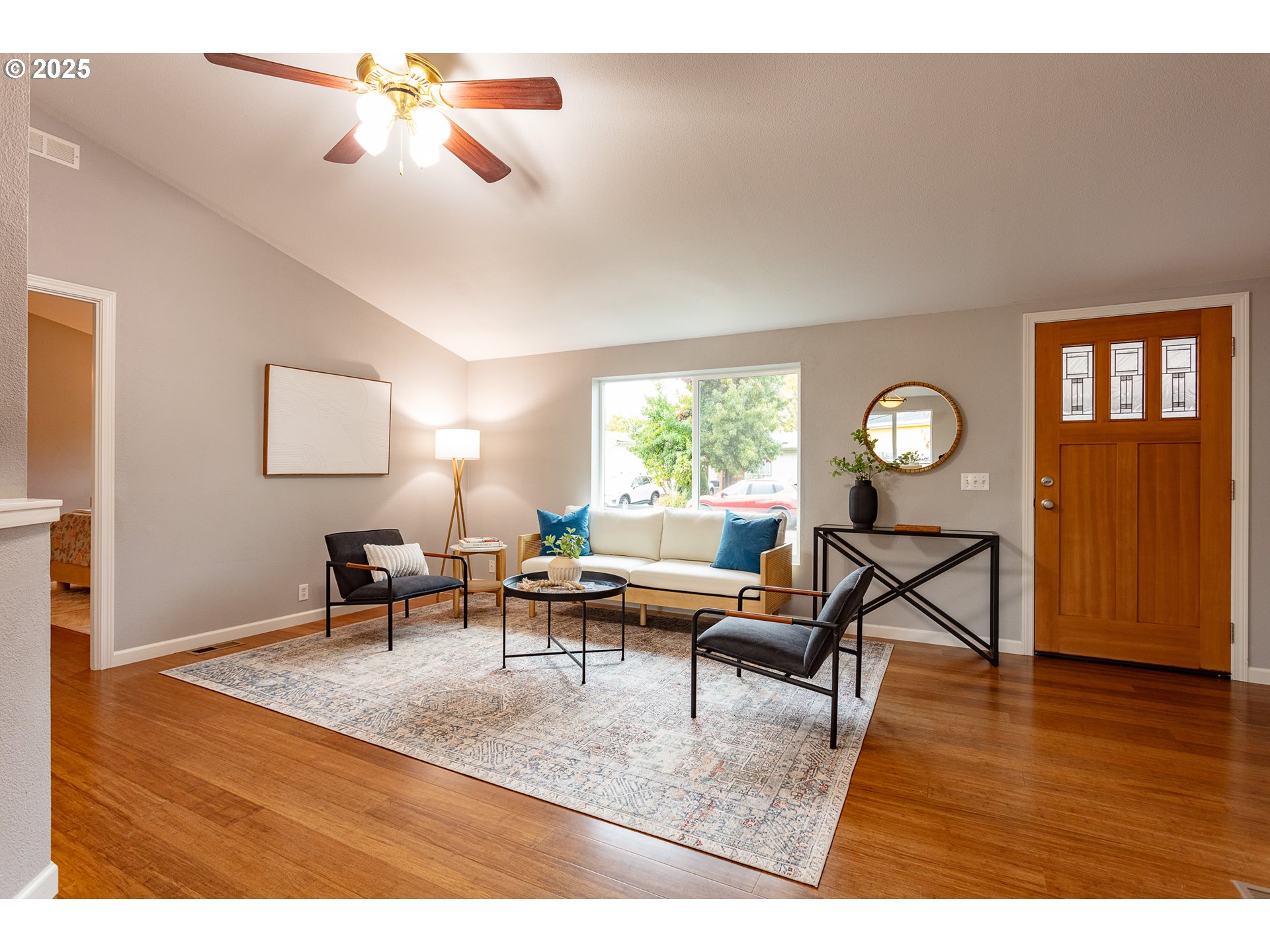2655 Atticus Way Eugene, OR 97404 - Photo 5 of 27 a living room with furniture a dining table and a window