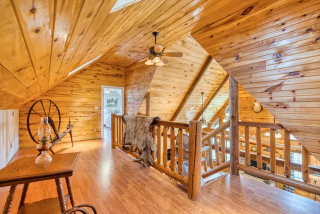 a view of an entryway with hardwood