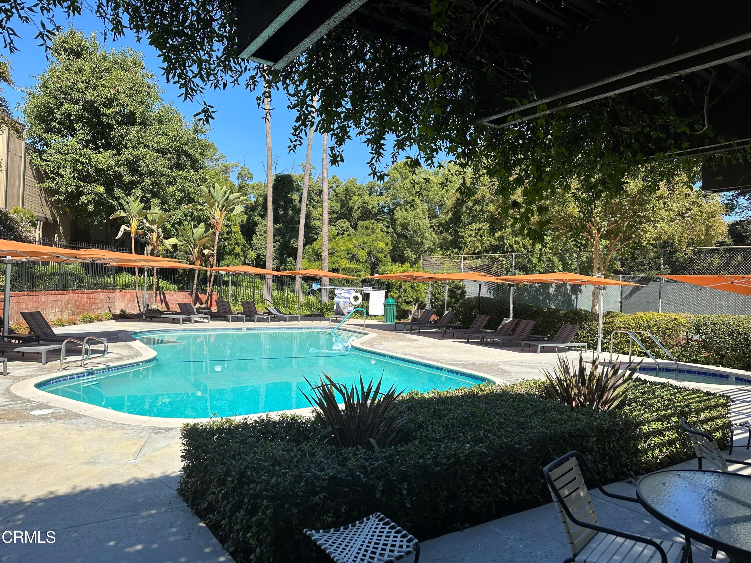 375 West Walnut Street Pasadena, CA 91103 - Photo 41 of 42 a view of a swimming pool with a patio