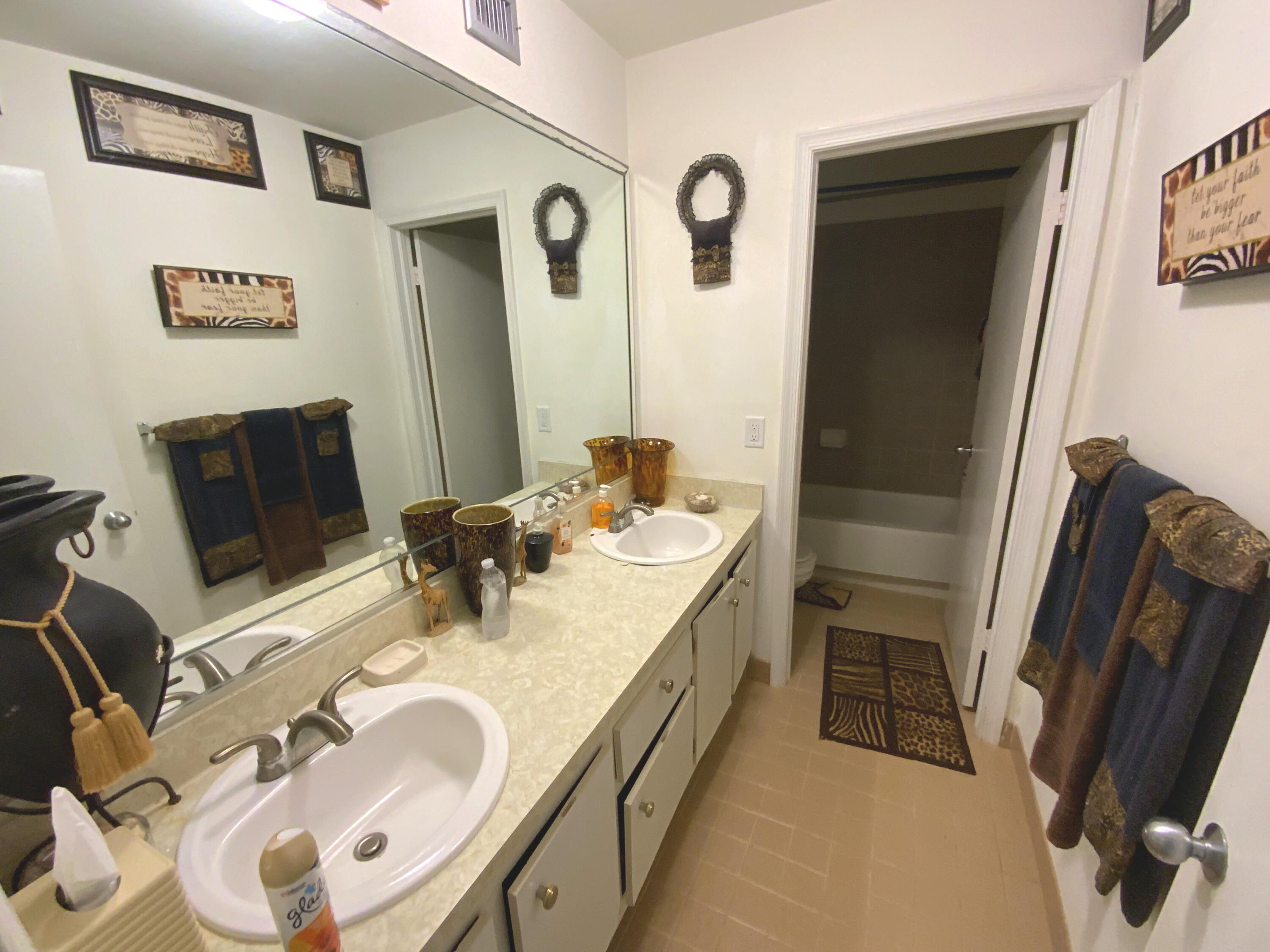 5130 Elmhurst Road, Unit A West Palm Beach, FL 33417 - Photo 7 of 13 Master Bath