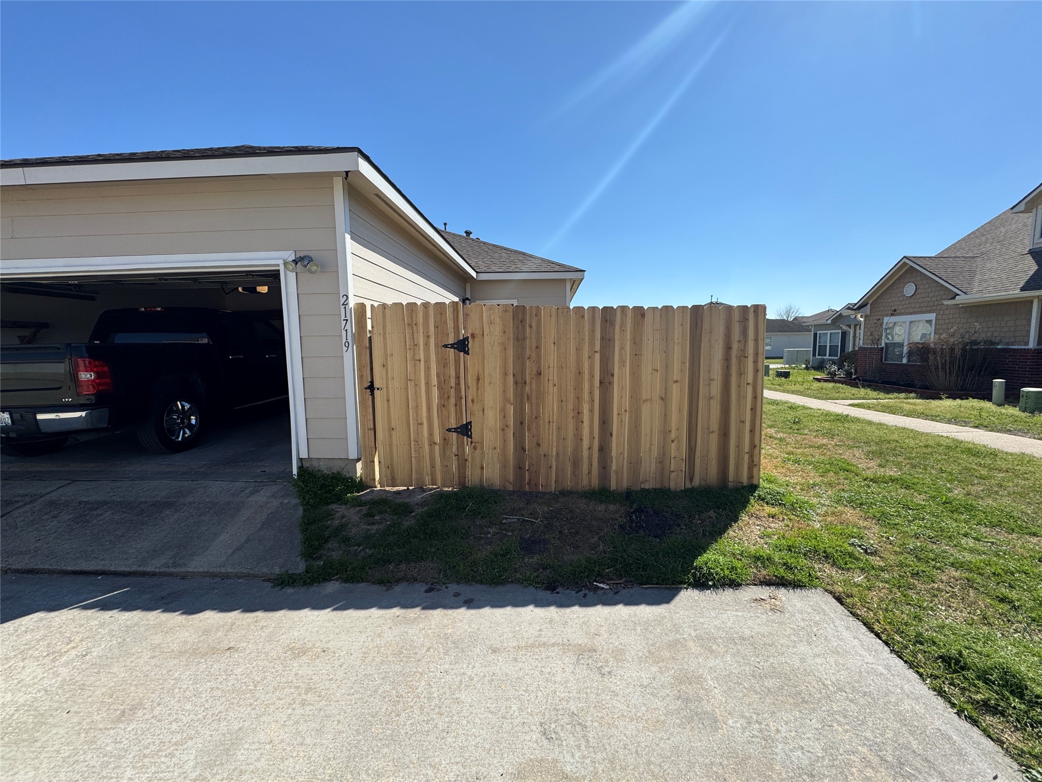21719 Mossy Field Lane Spring, TX 77388 - Photo 40 of 44 a view of a back yard of the house