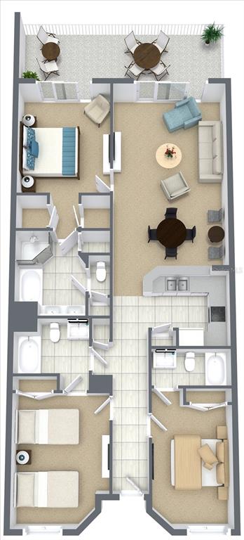 1114 Sunset View Circle, Unit 402 Reunion, FL 34747 - Photo 16 of 32 a picture of a bathroom