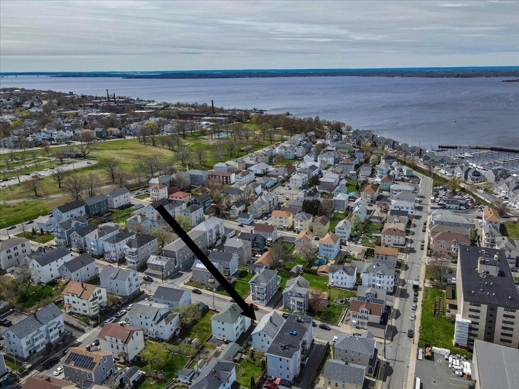 128 Diman Street Fall River, MA 02721 - Photo 34 of 42 a view of a city with ocean