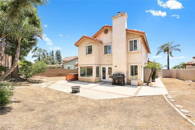 a view of a house with a patio